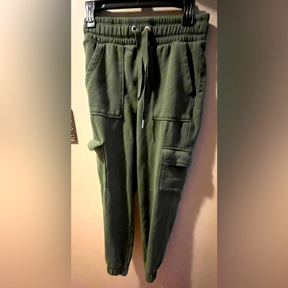 Soft Calvin Klein cargo sweatpants.